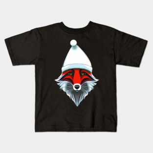 Christmas Fox Lover Kids T-Shirt